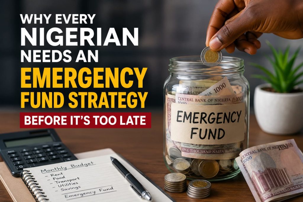 Emergency fund strategy in Nigeria with naira savings for financial emergencies